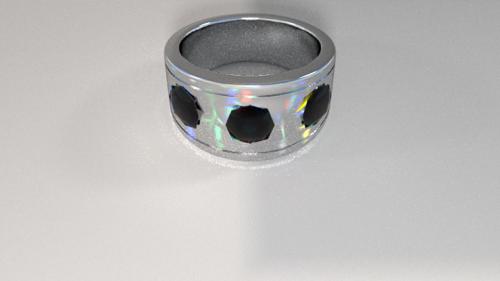 Yafaray Diamond Ring preview image
